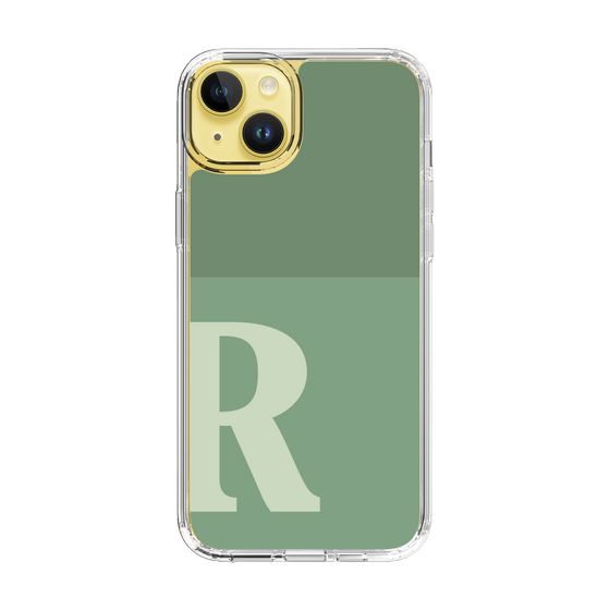 Slim Protection Case［ Original - initial two tone - R green ］