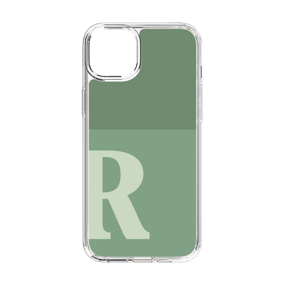 Slim Protection Case［ Original - initial two tone - R green ］