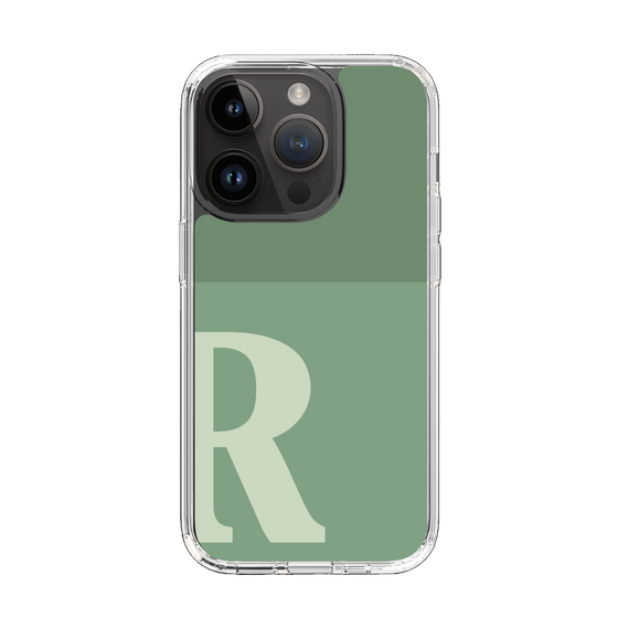 Slim Protection Case［ Original - initial two tone - R green ］