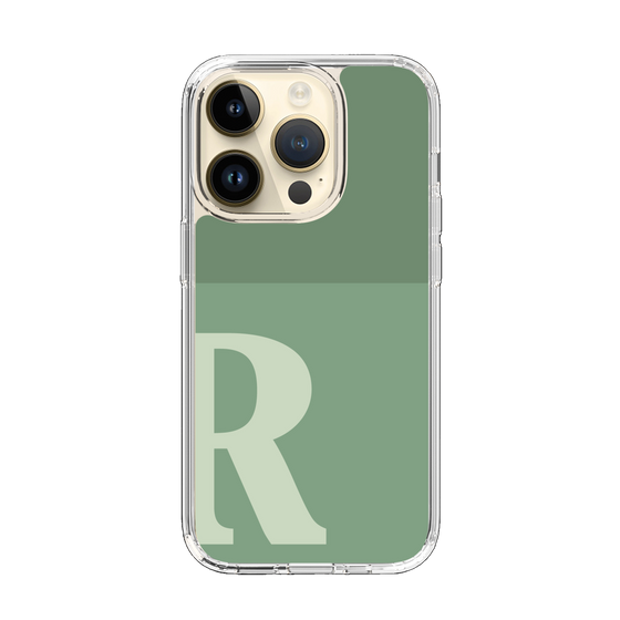 Slim Protection Case［ Original - initial two tone - R green ］