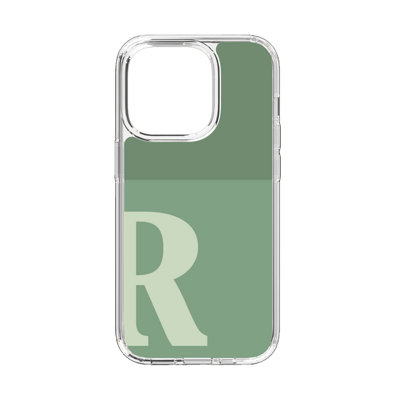 Slim Protection Case［ Original - initial two tone - R green ］