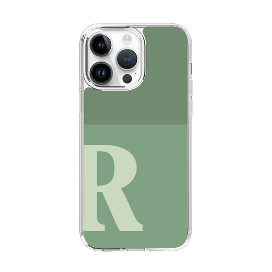 Slim Protection Case［ Original - initial two tone - R green ］