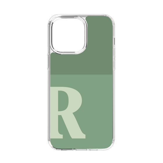 Slim Protection Case［ Original - initial two tone - R green ］