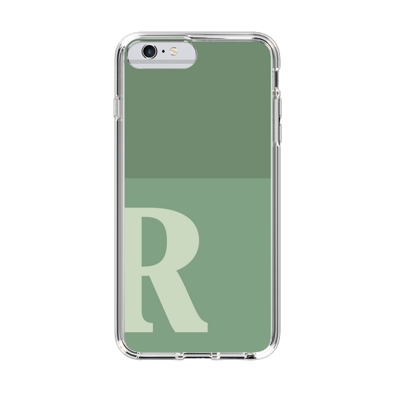 Slim Protection Case［ Original - initial two tone - R green ］