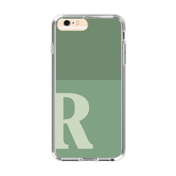Slim Protection Case［ Original - initial two tone - R green ］