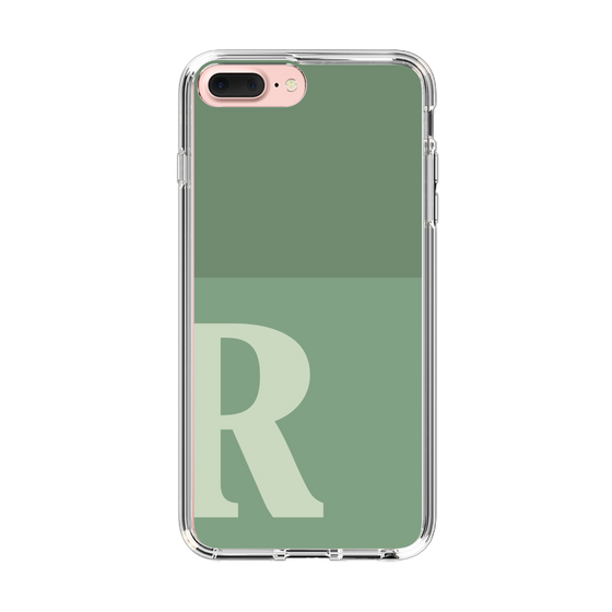 Slim Protection Case［ Original - initial two tone - R green ］