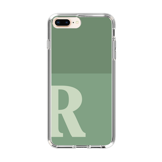 Slim Protection Case［ Original - initial two tone - R green ］