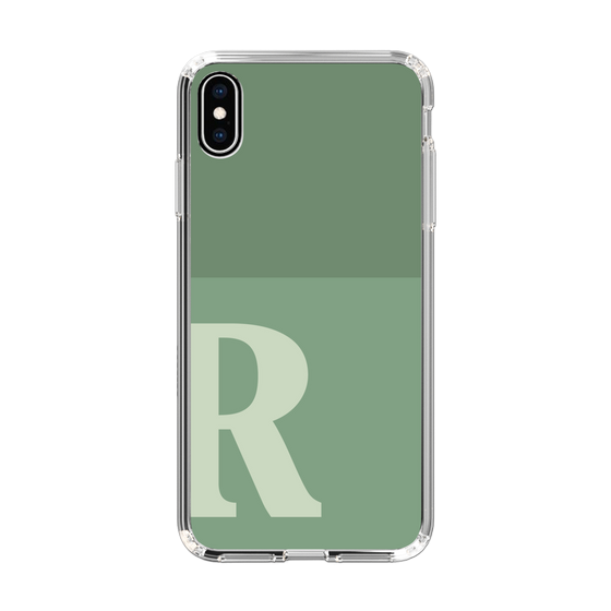 Slim Protection Case［ Original - initial two tone - R green ］