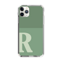 Slim Protection Case［ Original - initial two tone - R green ］