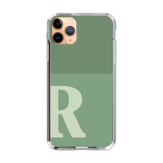 Slim Protection Case［ Original - initial two tone - R green ］