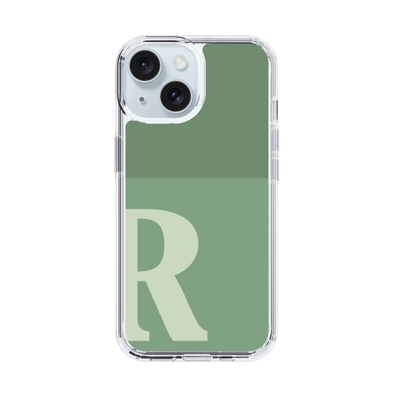 Slim Protection Case［ Original - initial two tone - R green ］