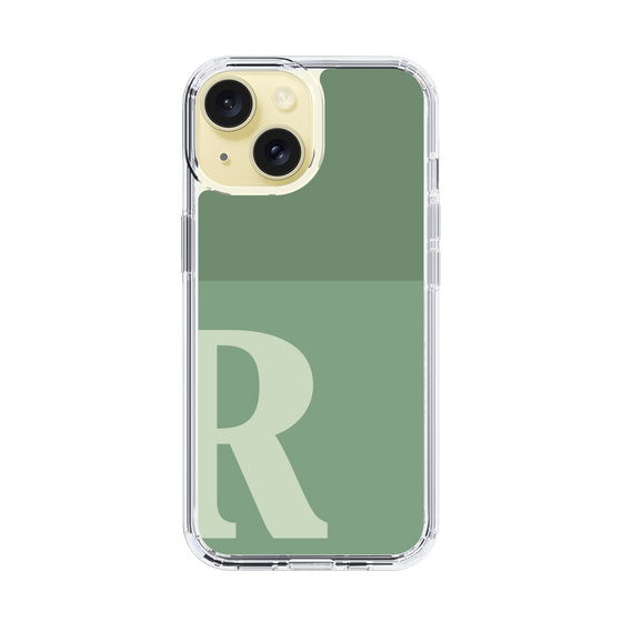 Slim Protection Case［ Original - initial two tone - R green ］