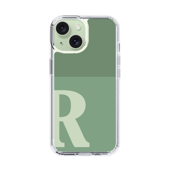 Slim Protection Case［ Original - initial two tone - R green ］