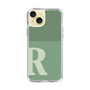 Slim Protection Case［ Original - initial two tone - R green ］