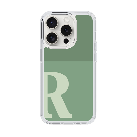 Slim Protection Case［ Original - initial two tone - R green ］