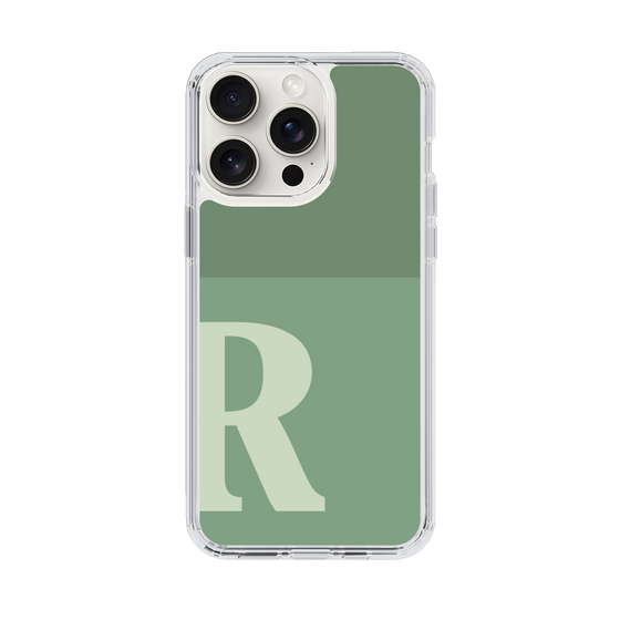 Slim Protection Case［ Original - initial two tone - R green ］