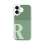 Slim Protection Case［ オリジナル - initial two tone - R green ］