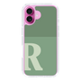 Slim Protection Case［ オリジナル - initial two tone - R green ］