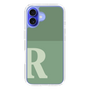 Slim Protection Case［ オリジナル - initial two tone - R green ］