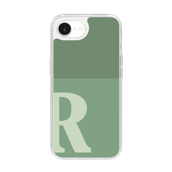 Slim Protection Case［ Original - initial two tone - R green ］