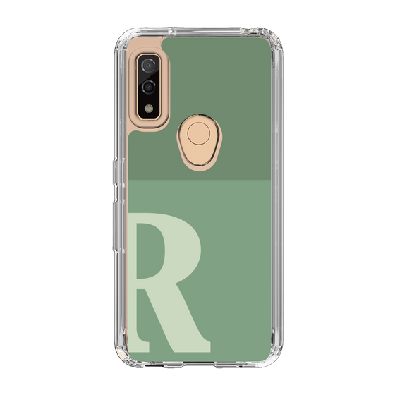 Slim Protection Case［ Original - initial two tone - R green ］