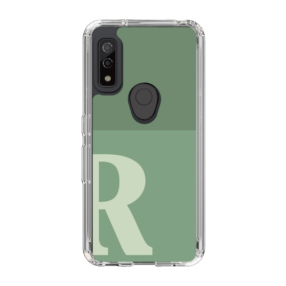 Slim Protection Case［ Original - initial two tone - R green ］