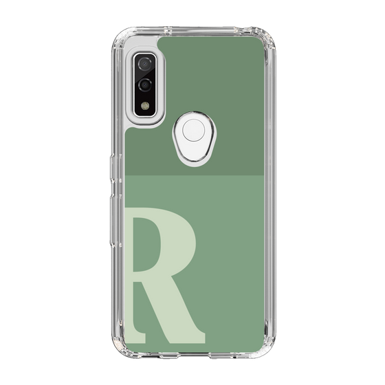 Slim Protection Case［ Original - initial two tone - R green ］