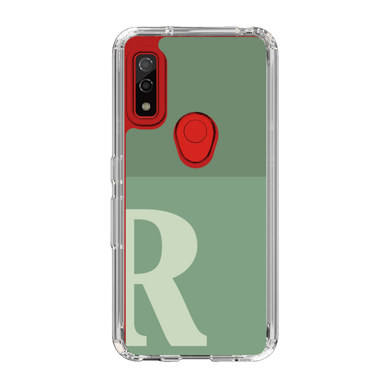 Slim Protection Case［ Original - initial two tone - R green ］