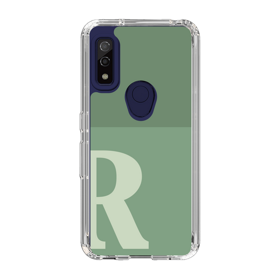 Slim Protection Case［ Original - initial two tone - R green ］