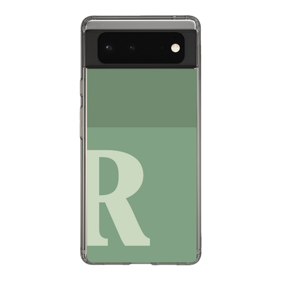 Slim Protection Case［ Original - initial two tone - R green ］