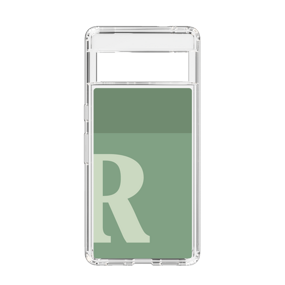 Slim Protection Case［ Original - initial two tone - R green ］