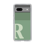 Slim Protection Case［ Original - initial two tone - R green ］