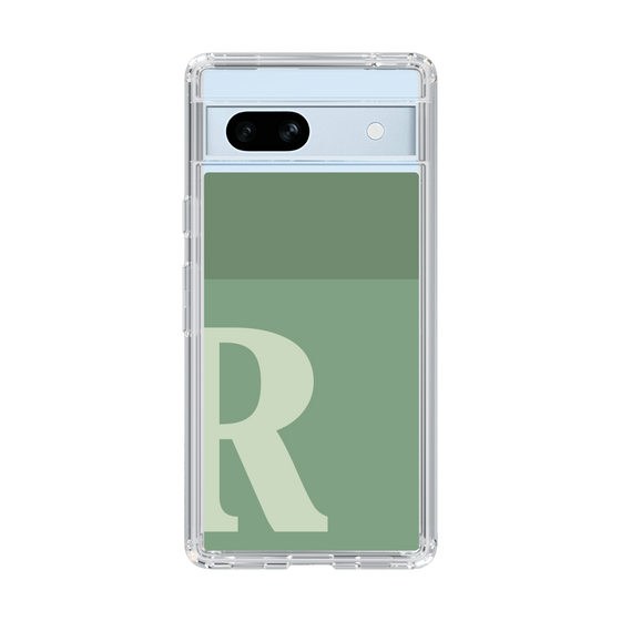 Slim Protection Case［ Original - initial two tone - R green ］
