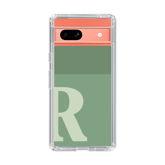 Slim Protection Case［ Original - initial two tone - R green ］