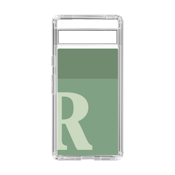 Slim Protection Case［ Original - initial two tone - R green ］