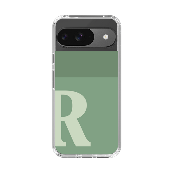 Slim Protection Case［ Original - initial two tone - R green ］