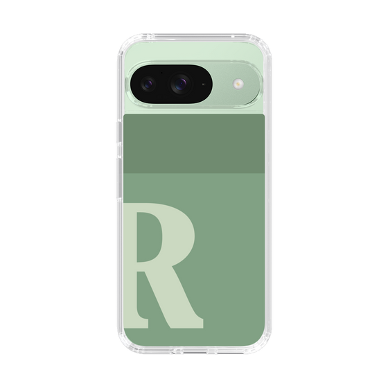 Slim Protection Case［ Original - initial two tone - R green ］