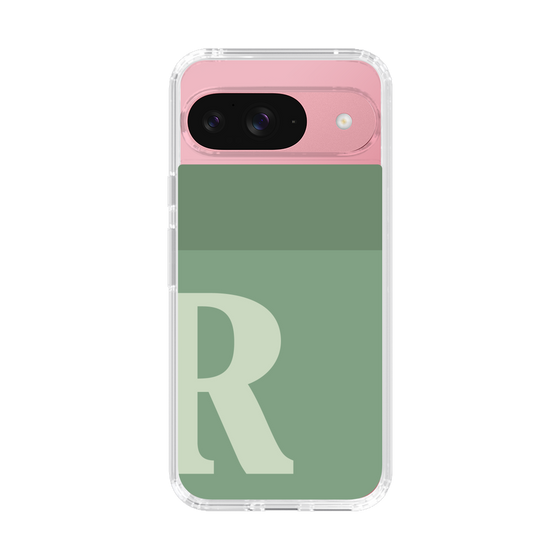 Slim Protection Case［ Original - initial two tone - R green ］
