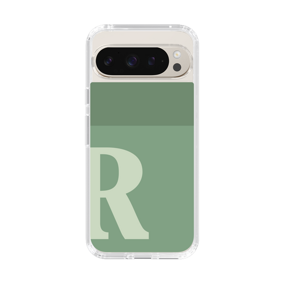 Slim Protection Case［ Original - initial two tone - R green ］