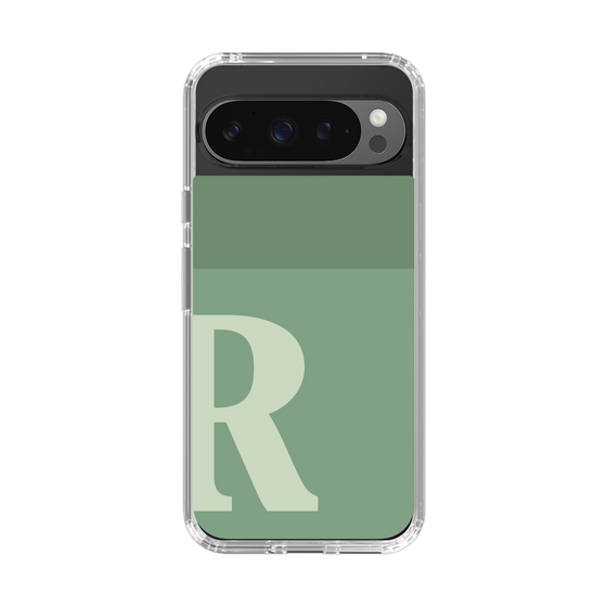 Slim Protection Case［ Original - initial two tone - R green ］
