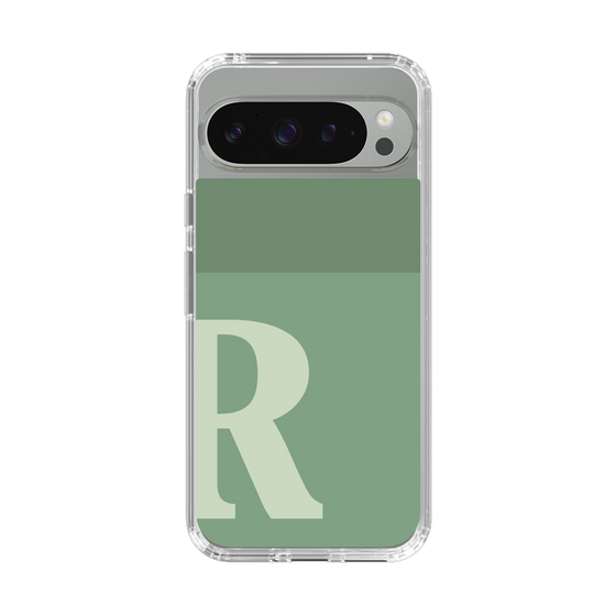 Slim Protection Case［ Original - initial two tone - R green ］