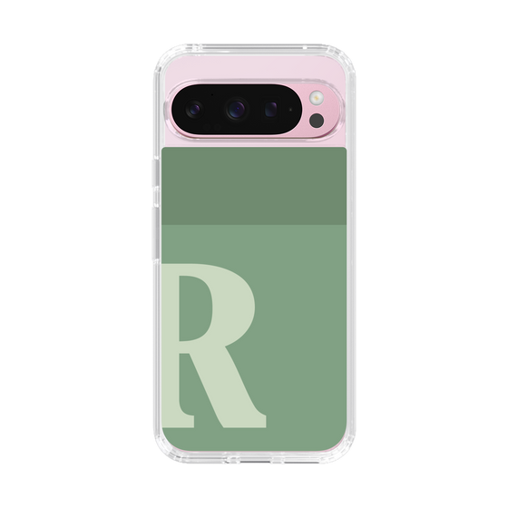 Slim Protection Case［ Original - initial two tone - R green ］
