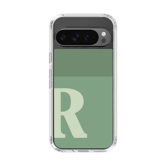 Slim Protection Case［ Original - initial two tone - R green ］
