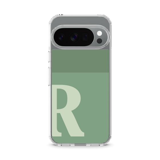 Slim Protection Case［ Original - initial two tone - R green ］