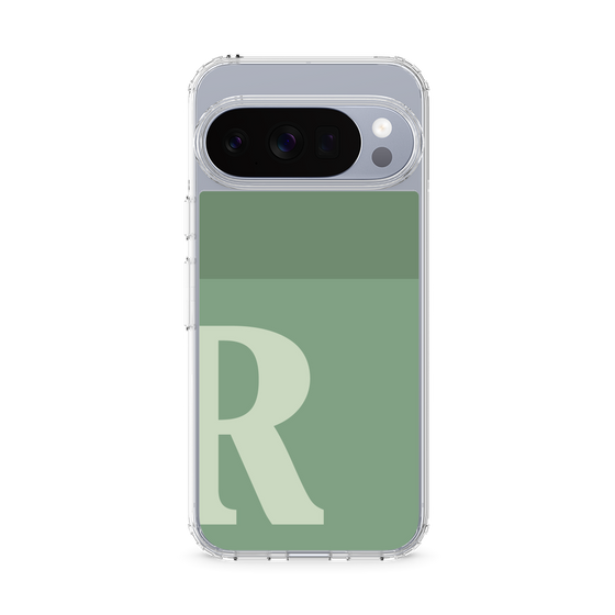 Slim Protection Case［ Original - initial two tone - R green ］