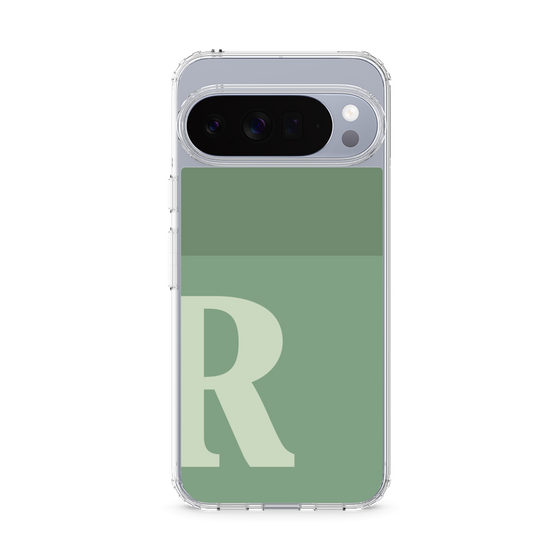Slim Protection Case［ Original - initial two tone - R green ］