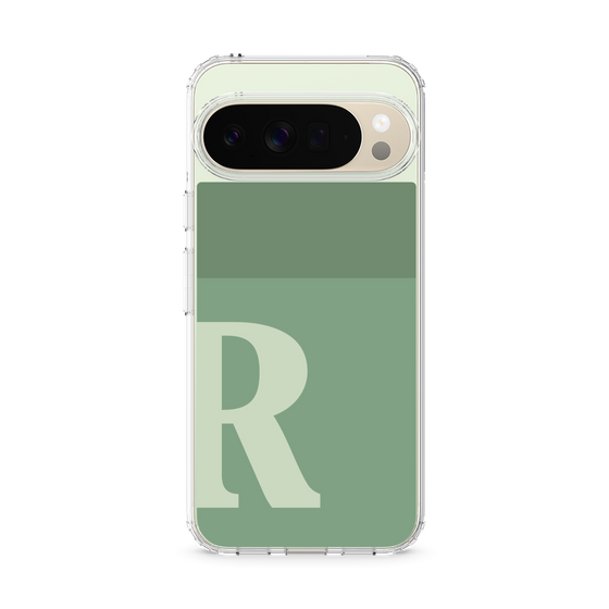 Slim Protection Case［ Original - initial two tone - R green ］