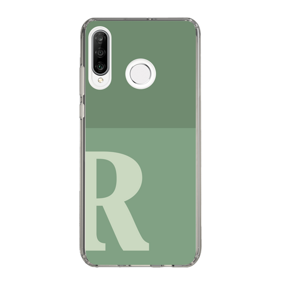 Slim Protection Case［ Original - initial two tone - R green ］