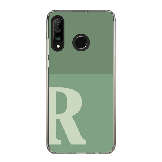 Slim Protection Case［ Original - initial two tone - R green ］