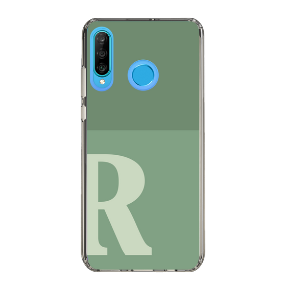 Slim Protection Case［ Original - initial two tone - R green ］